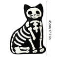 thumbnail image 6 of Halloween Skeleton Cat Throw Pillow, Soft Breathable and Comfy Decorative Throw Pillows for Sofa Bed Home Decor, 6 of 6