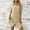 Beige, variant on House Dress Summer Maxi Dresses for Women 2026 Solid Color Lapel Button Down Breathable Regular Fit Office Dress with Pockets for Work and Weekend