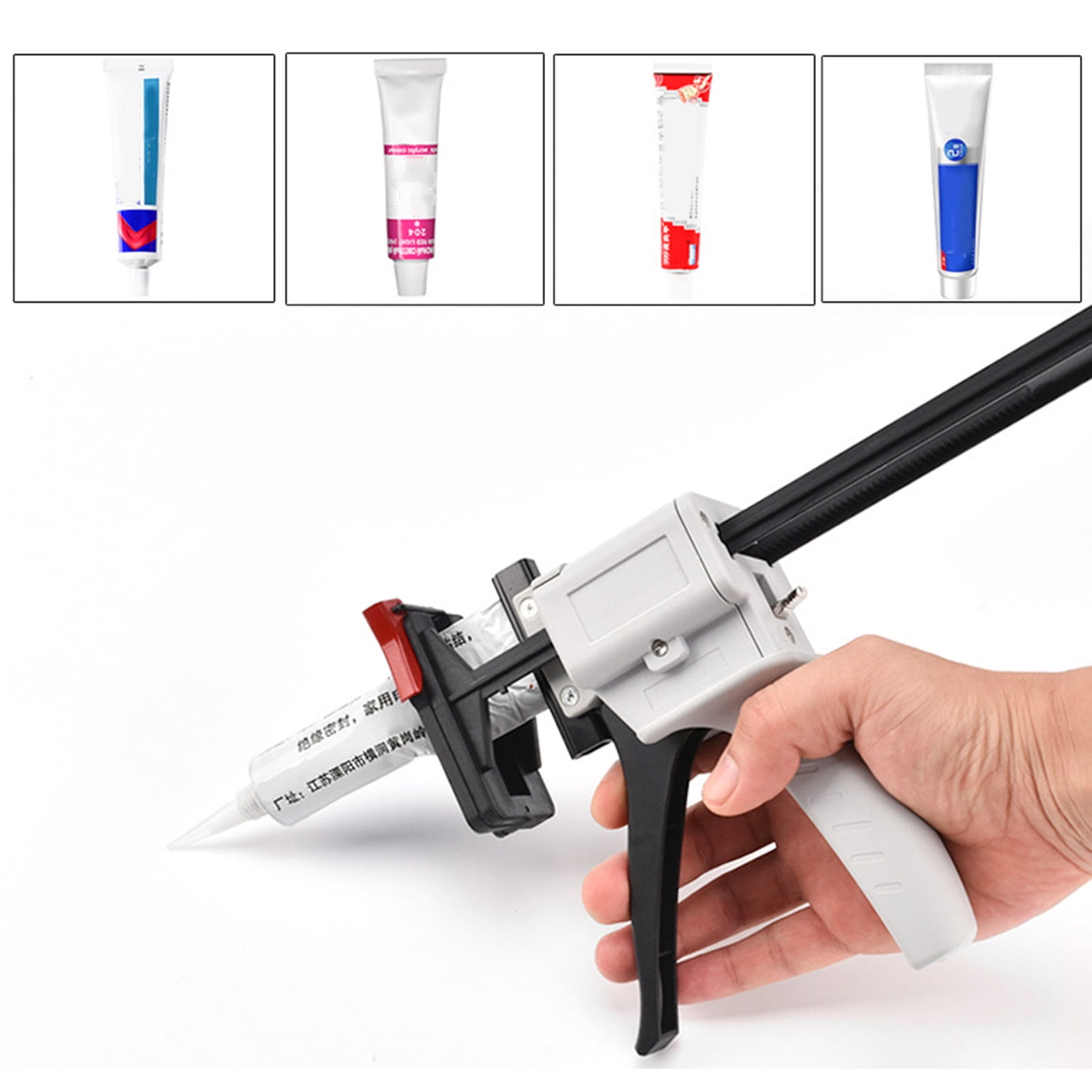 Portable Silicone Glues Guns Toothpaste Tubes Squeezing Machine Extruder Tool for Household Repairs and Craft Projects