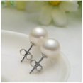thumbnail image 3 of Pendientes de perlas de plata 925 (7-8 mm), 3 of 5