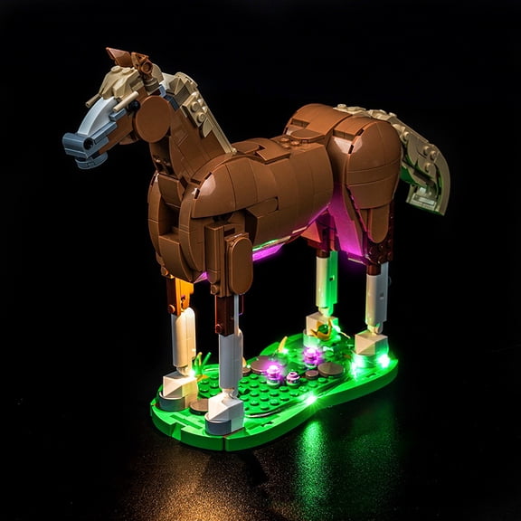 ‌LED Light Compatible with Legos 31166 Building Set, LED Light Kit for Legos 31166 A fit horse Building Toy, Decoration Lights, No Building Model Kit