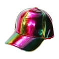 thumbnail image 4 of Daznico Unisex Hop Style Visor Hat with Colorful Baseball Cap for And,Mardi Gras Clothing,One Size, 4 of 4