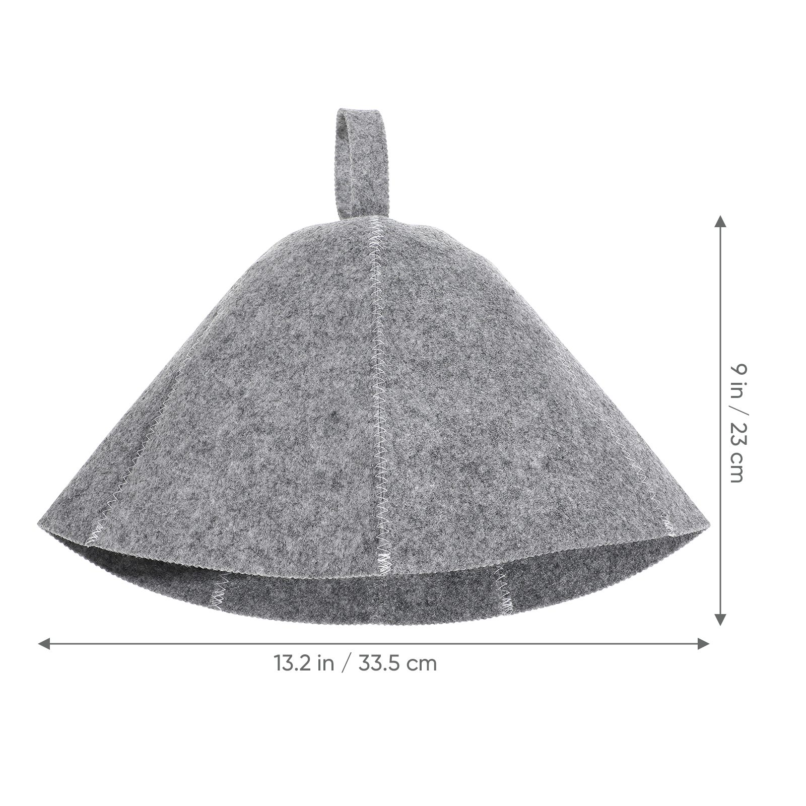 10pcs Felt Sauna Hat Thickened Comfortable Shower Hat Lightweight Indoor Sauna Supply Comfort Cap Replacement Bathing Cap
