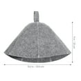 thumbnail image 2 of 4 Pack Sauna Hat, Wool Felt Sauna Cap Unisex Sauna Hat for Steam Bath Sauna Accessories, 2 of 7