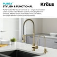 thumbnail image 3 of Kraus Purita™ 100% Lead-Free Kitchen Water Filter Faucet in Brushed Gold, 3 of 10