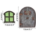 thumbnail image 3 of Puertas de Decoración de Jardín y Adornos Artesanales de Resina Colgantes, 3 of 6