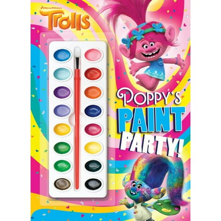 Poppy's Paint Party! (DreamWorks Trolls) (Paperback)
