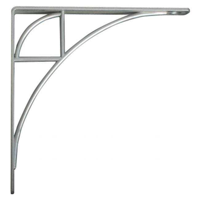 Knape & Vogt 8in. Satin Nickel Art Deco US 15 Bracket  200OP SN8