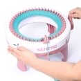 thumbnail image 4 of Máquina de tejer de lana hecha a mano, suéter tejido a mano, calcetines, bufanda, telar cilíndrico para adultos y niños, 4 of 8
