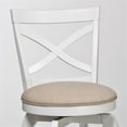thumbnail image 4 of Home Square 25.25" Swivel Counter Stool in White - Set of 2, 4 of 4