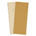 thumbnail image 3 of Dura-Gold Premium 1/3 Sheet Gold Sandpaper Sheets, 80 Grit (Box of 20) - 3-2/3" x 9" Size Hook & Loop Backing, Wood Furniture Woodworking, Auto Paint - Jitterbug Sanders, Clip-On, Hand Sanding Blocks, 3 of 6