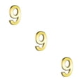 thumbnail image 4 of Bewildely Números de casa dorados, exquisitos signos numéricos para el hogar, accesorio de marcado para Hotel, casa, apartamento, número 9 Type1 NO1 Bewildely CBP207979, 4 of 6