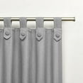 thumbnail image 3 of Exclusive Home Loha Tuxedo Tab Top Curtain Panel Pair, 54"x108", Dove Grey, 3 of 7