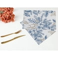 thumbnail image 5 of Unique Bargains Set of 4 Farmhouse Polyester Placemats for Dining Table Decor Blue-Brown, 5 of 6