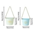 thumbnail image 3 of TAROFISH Half Round Iron Wall Planter Vintage Style Hanging Planter for Indoor Decoration, 3 of 12