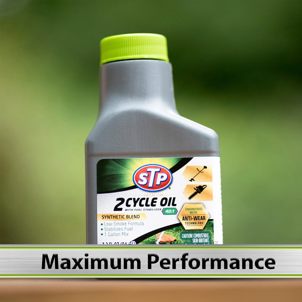 STP Premium 2Cycle Oil With Fuel Stabilizer 501, Gallon, 48 OFF