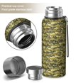 thumbnail image 2 of Camouflage 20oz Stainless Steel Thermal Bottle with Tea Filter and Cup Lid, Vacuum Insulated Coffee Mug with 316L Inner Liner, Leakproof Travel Thermos for Office, Commute & Outdoor, 2 of 6