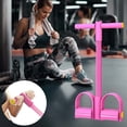 thumbnail image 4 of 21 Fitness Resistance Bands-6 Tube Pedal Ankle Puller 2026 Upgrade Stretch Bands for Exercise Sit Up Exercise Equipment AB Training Auxiliary Device Workout Equipment for Women Men(Pink), 4 of 9