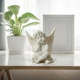 thumbnail image 4 of Elegant Resin Roman Column Sculptures Angel Candlesticks for Home Display Window Model Room and Soft Furnishing Props, 4 of 7