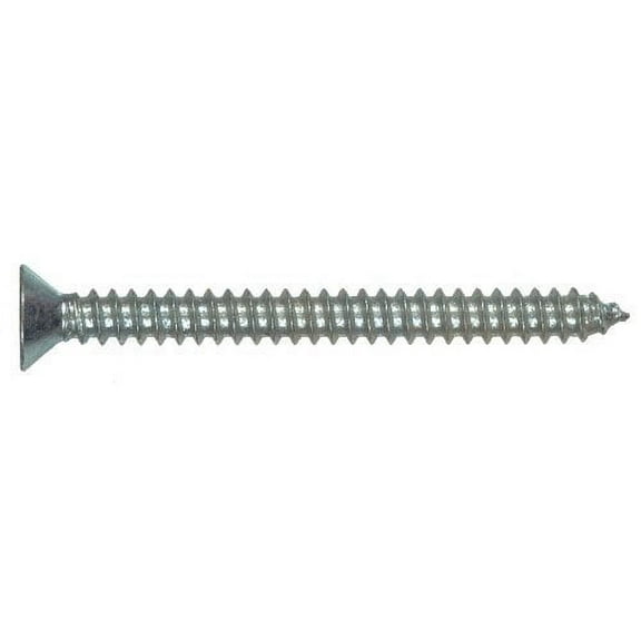 Hillman 10 in. x 3/4 in. L Phillips Flat Head Zinc-Plated Steel Sheet Metal Screws 100 pk
