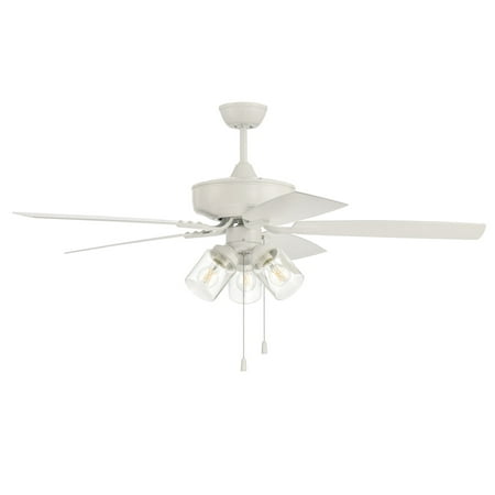 

Craftmade Op104 Outdoor Pro Plus 52 5 Blade Indoor / Outdoor Led Ceiling Fan - White