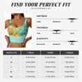 thumbnail image 5 of Balery USA Tourist Map Pattern Racerback Sports Bras for Women - Padded Seamless High Impact Support for Yoga Gym Workout Fitness-Large, 5 of 8