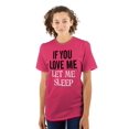 thumbnail image 3 of If You Love Me Let Me Sleep Plus Size Crewneck Graphic Tee Shirt Brisco Brands 2X, 3 of 5
