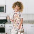 thumbnail image 4 of Chihuahua and Flower Florals Kids Aprons for Girls and Boys,Adjustable Neck Strap Toddler Aprons for Kids Cooking Baking, 4 of 7