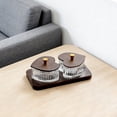 thumbnail image 1 of BotaniNest 3 Tier Snack Serving Tray For Candy Dessert Elegant Party Platter With Center Handle For Entertaining, 1 of 5