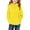 Yellow-summer top for women, variant on Yourumao Fuzzy Hoodies for Girls 5-14 Years Fleece Long Sleeve Hooded Pullover Comfy Solid Color Sweatshirts with Pockets