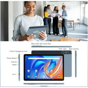 10Inch Android 14 Tablet,4G Cellular Tablet,128GB ROM 14GB RAM,Octa-Core,5G WiFi,4G LTE,13MP+8MP Dual Camera,GPS,1TB Expand,1920*1200 FHD IPS Display,8000mAh,Bluetooth,Android Tablet with Keyboard