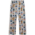 thumbnail image 7 of Quad Seven Boys Pajama Set Classic Button Down Sleep Shirt and Pajama Pants Sleepwear Set 2 Piece, 7 of 7
