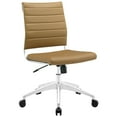 thumbnail image 2 of Modway Jive Armless Midback Leatherette Office Chair, Multiple Colors, 2 of 9
