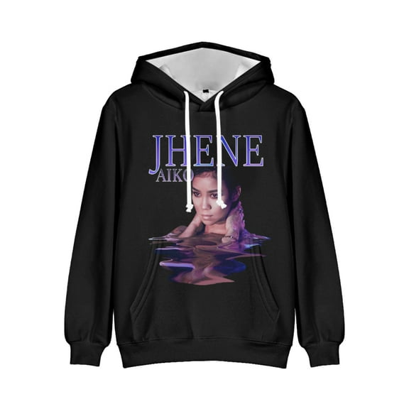 Jhené Aiko Hoodie Casual Long Sleeve Sweatshirt Women Men Pullover Clothes