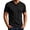 Black, variant on Men's Vintage V Neck T-Shirt Short Sleeve Regular Fitted Notch Neck Soft Plain Shirts Everyday Daily Tee Tops