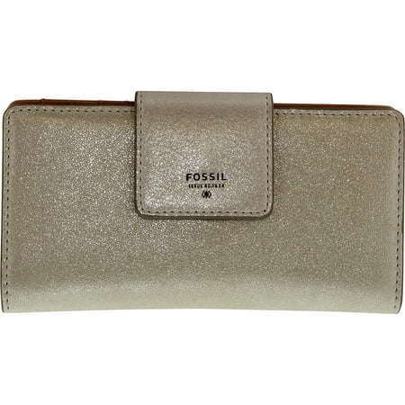 UPC 723764493672 product image for Fossil Women's Sydney Metallic Tab Wallet Leather Clutch Baguette - Champagne | upcitemdb.com