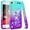 Teal/Purple, variant on LeYi Compatible for iPod Touch 7th Generation Case, with Screen Protector,  iPod Touch 5/6/7, Cute, Teal