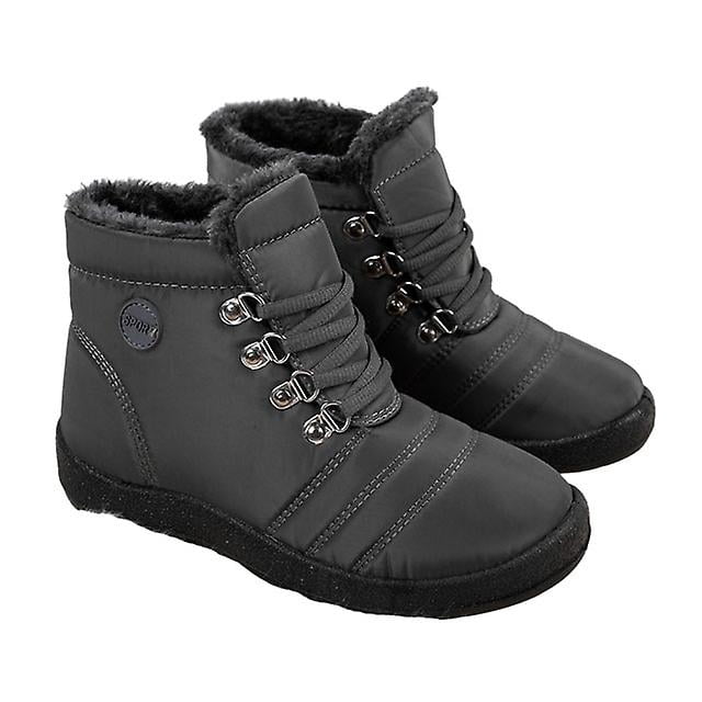 Zapatillas Invierno Keep Warm Unisex - Gris 35-Dontodent Kuyhfg Sin marca