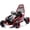 Red, variant on Cirui 24V Electric Go Kart for Kids – 400W Drift Car with Protective Roll Cage, Rear Suspension, 5‑Point Harness, Music – Ride on Toy for Ages 6+ ,Blue