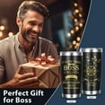 thumbnail image 2 of Boss Day Gifts for Men Him, Farewell Gifts for Boss Tumbler for Men, Christmas Boss Gifts, Appreciation Gifts, Birthday Gift Ideas for Boss Man, Mentor, Leader, Male Boss Coffee Tumbler Mug 20OZ Black, 2 of 6