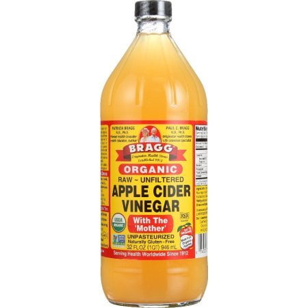 Bragg Organic Apple Cider Vinegar Raw Unfiltered (Non-GMO Certified), 32.0 FL OZ - 3 Pack