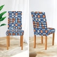 thumbnail image 3 of Yayeee 4 Pack Dining Chair Covers Stretch Parson Chairs Slipcovers Seat Protector, Modern Color Circle, 3 of 6