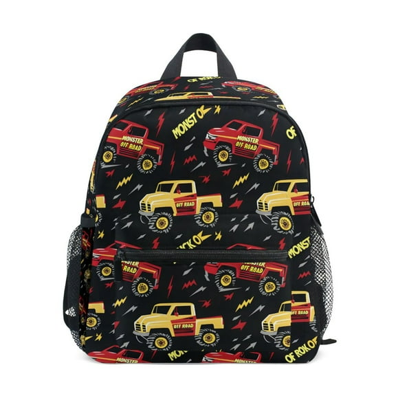 ALAZA Off-road Trucks School Backpack Small Bookbag Mini Bags