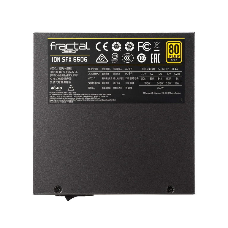 Fractal Design Ion SFX FD-PSU-ION-SFX-650G-BK Power Supply