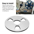 thumbnail image 4 of 1/4 10.5 Inch Empty Takeup Reel, 3 Hole Design, Stainless Steel Screws, Restoration Tape Recorder, Universal Opening Machine Part for, 4 of 7