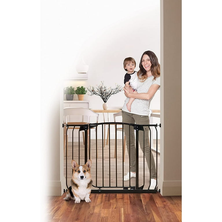Bindaboo Hallway Auto Close Stay Open Security Gate Color Black