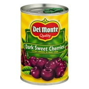 Del Monte Canned Dark Sweet Pitted Cherries, Heavy Syrup, 15 oz Can