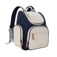 thumbnail image 3 of Bolsa de pañales Mochila Artículos esenciales de viaje Bolsa de bebé, Bolsa de hombro Mochila informal Bolsa de pañales, Bolsa de bebé para mamá para azul oscuro, 3 of 8