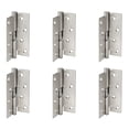 thumbnail image 2 of Juego de 6 bisagras con bandera para puerta, muebles, rodamiento silencioso, bisagra a tope, accesorios de Hardware para el hogar, 2 of 5