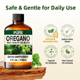 thumbnail image 6 of Kukka Oregano Essential Oil with Aromatherapy Stone - 100% Pure Herbaceous Scent for Diffuser, Skincare, DIY & Blends - 4 fl oz, 6 of 6